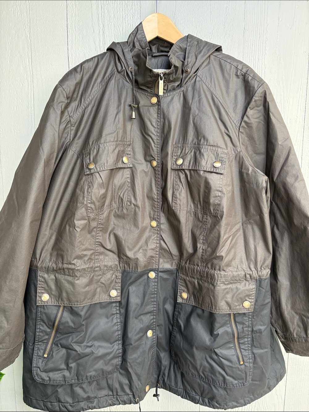 MICHAEL Michael Kors Cotton Hooded Anorak Utility Jacket